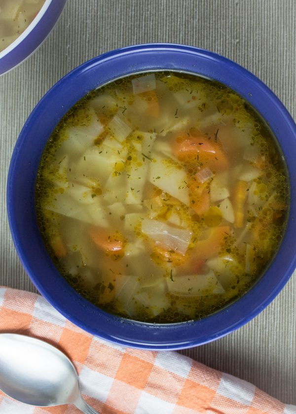Cabbage and Carrot Soup super easy and delicious