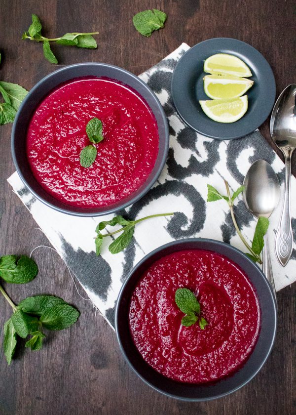 Roasted Beetroot Soup super easy and delicious