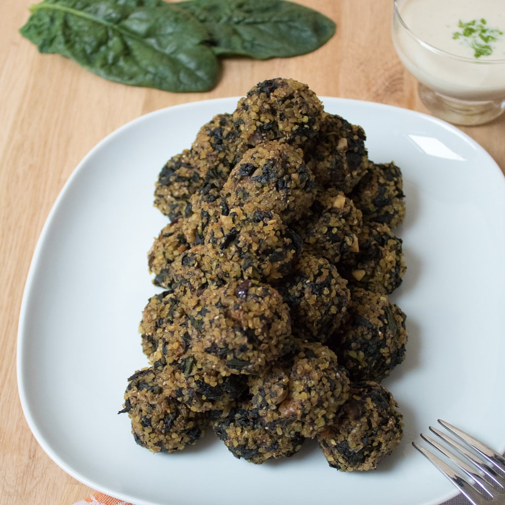 Baked Bulgur and Spinach Balls - Check them and love em