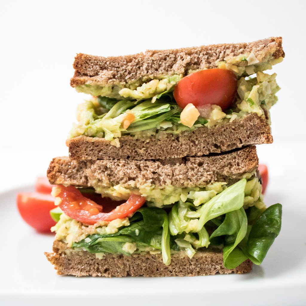 Chickpea Avocado Salad Sandwich