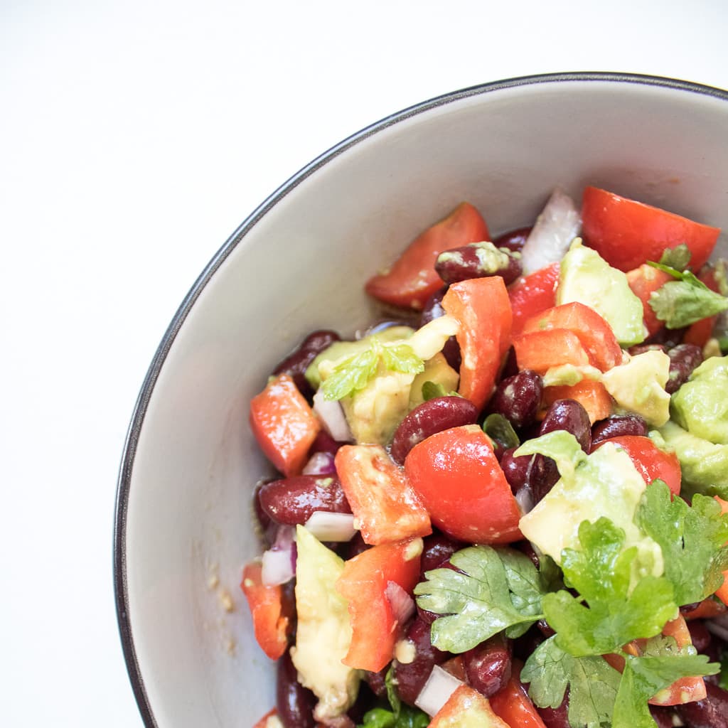 Kidney bean and Avocado Salad try this super delicious one
