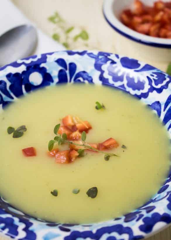 Potato cream soup with marjoram super delicious recipe