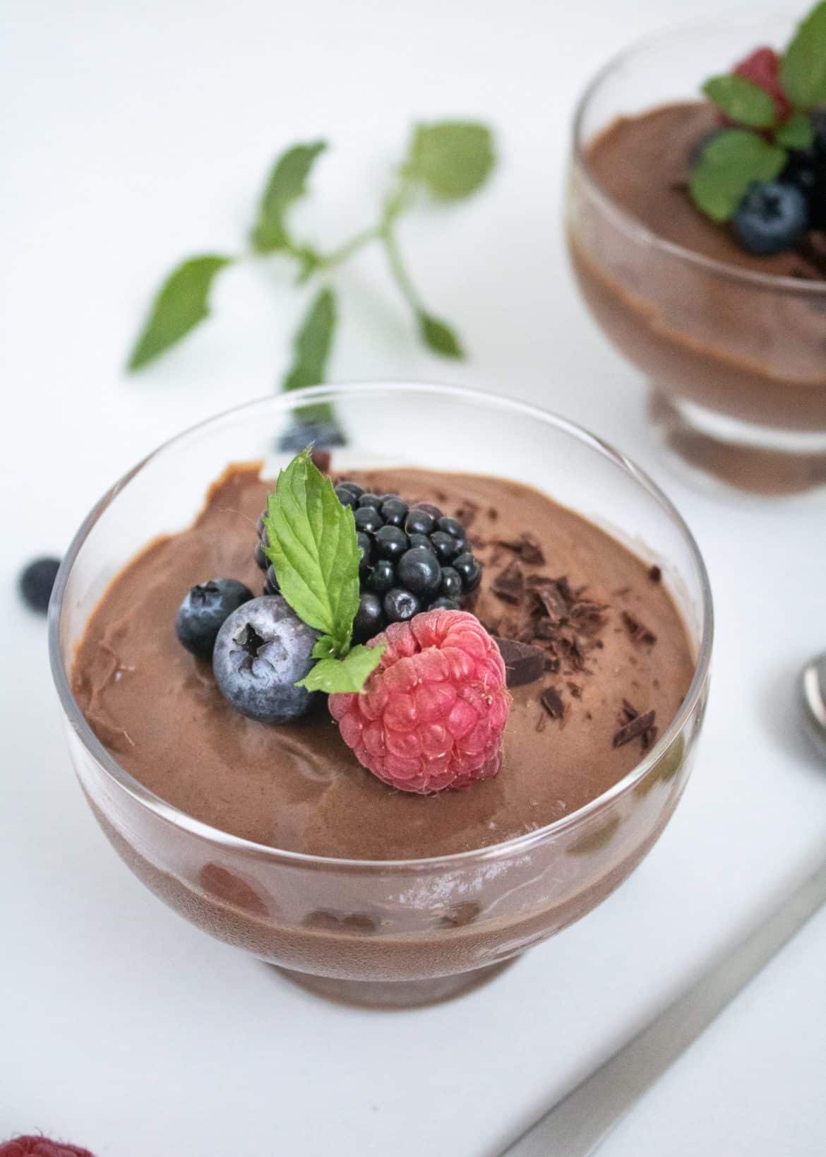 Vegane Schokoladen-Mousse