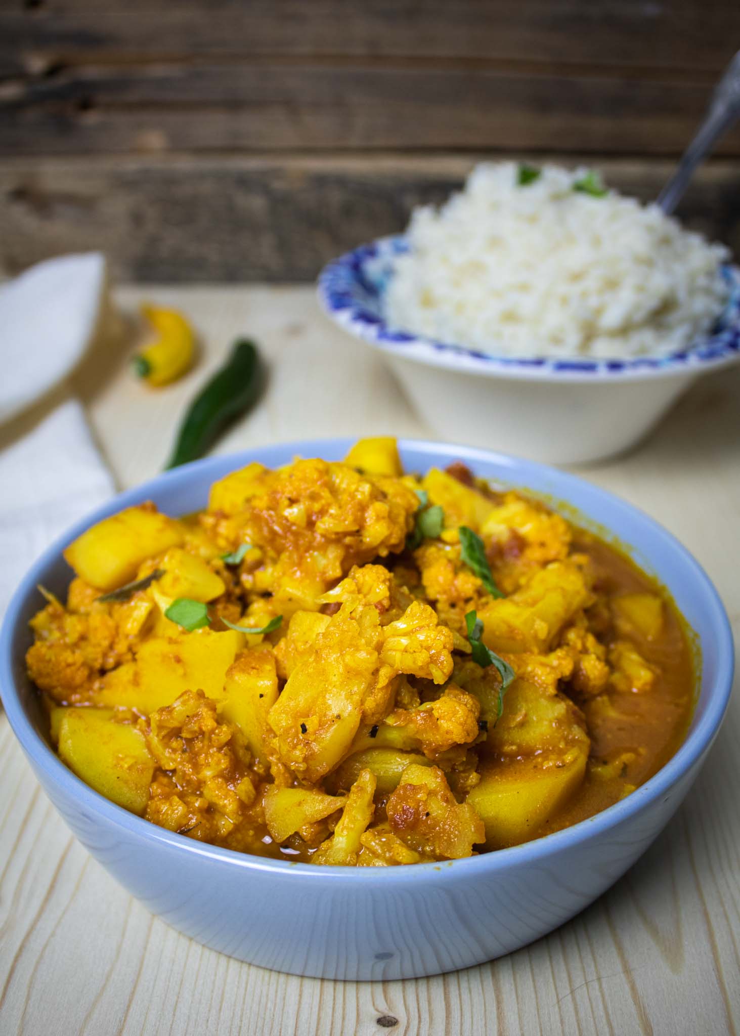 Aloo Gobi Recipe- Indian Potato & Cauliflower