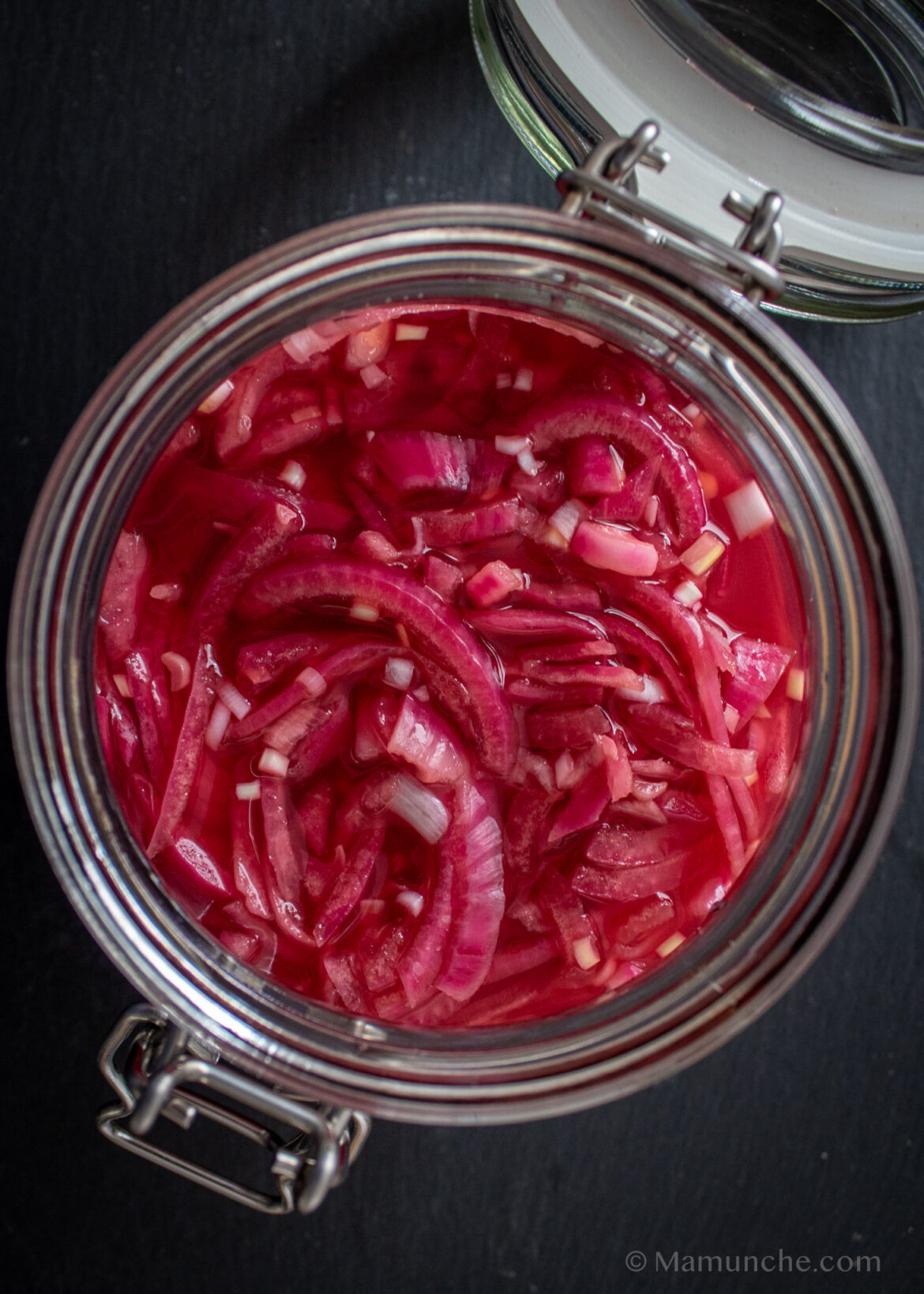 Pickled red onions Маринован червен лук